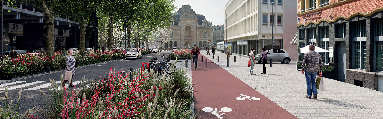 L’opération de transformation de la rue Pierre Mauroy à Lille entre dans une nouvelle phase dès le 17 juillet prochain